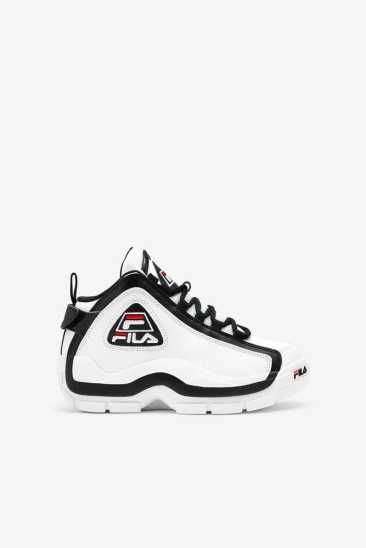 Fila Enfants Grant Hill 2 113 Blanche / Noir / Rouge Fila France GJM-576092